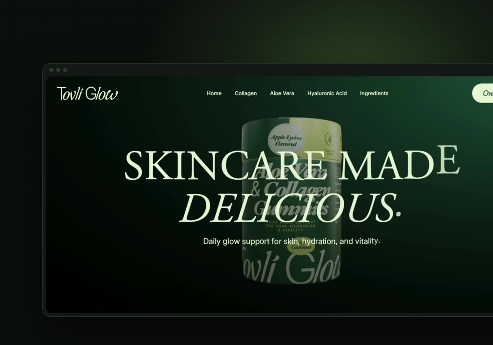 Tovli Glow, ecommerce project by Syncxperts