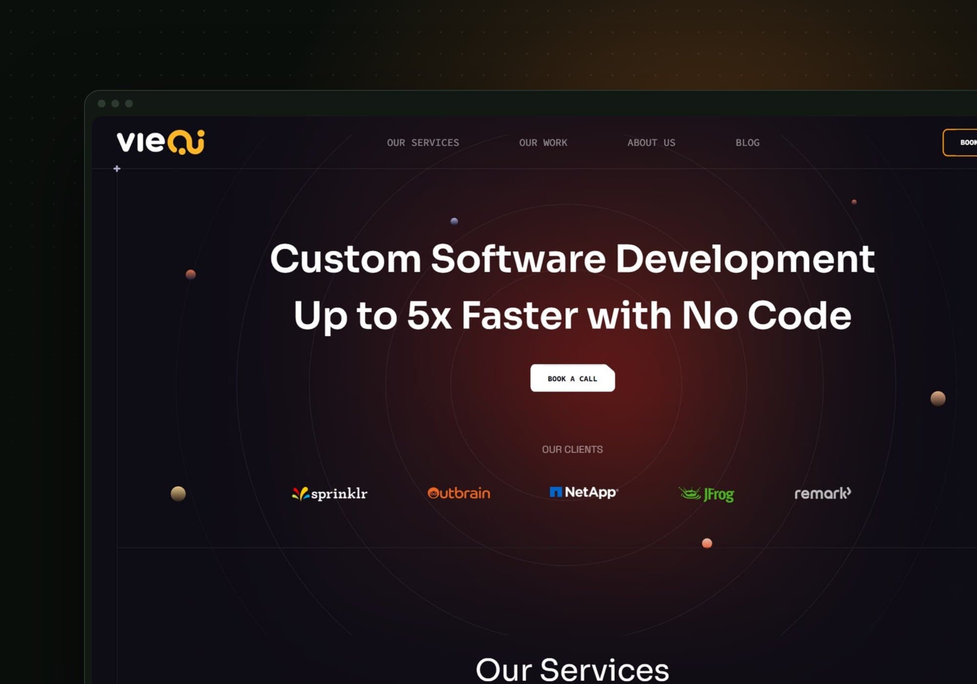Vieai, website project by Syncxperts